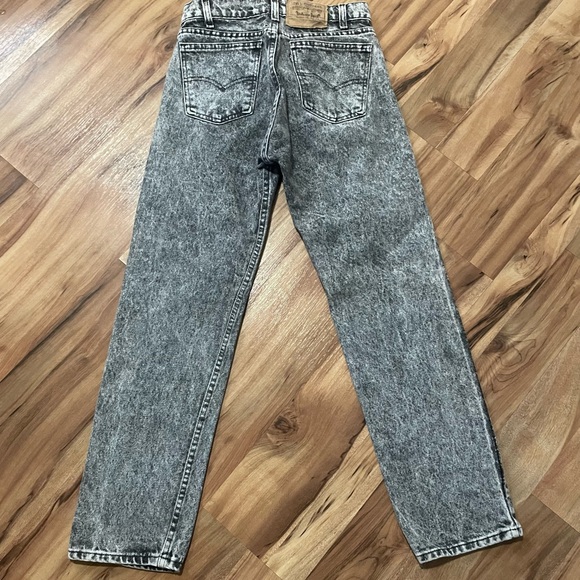 VTG Men’s Levi’s 505 Black Tab Acid Wash Jeans sz 30x30 - Picture 6 of 9